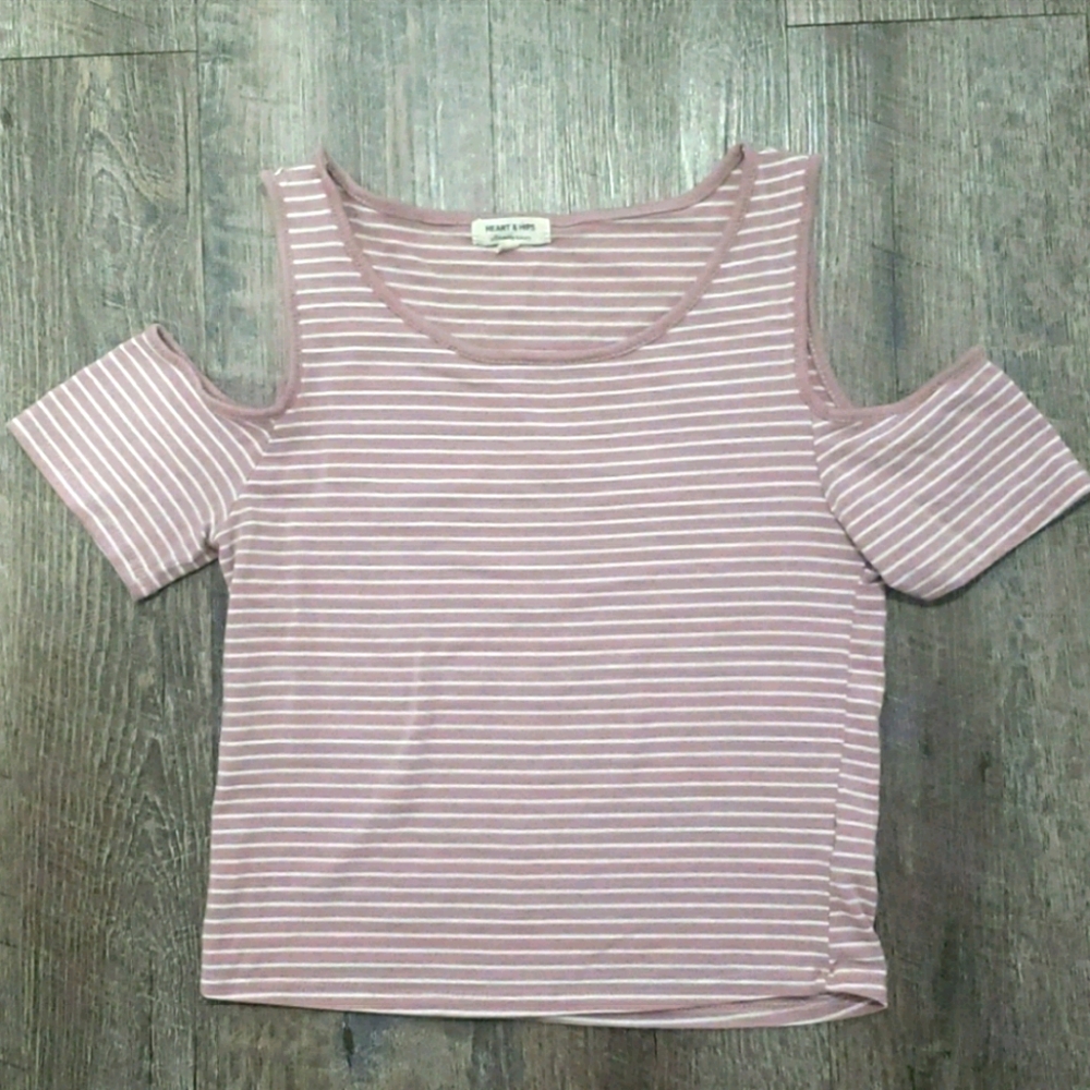 Pink nude top